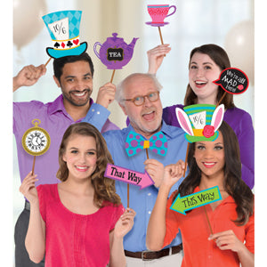 Mad Tea Party Photo Props Kit Party Accessories - Party Centre