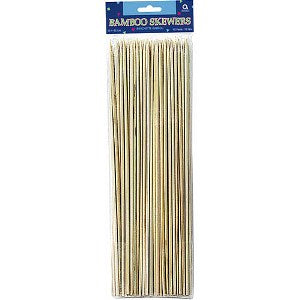 Bamboo Skewers 12in, 100pcs Party Accessories - Party Centre