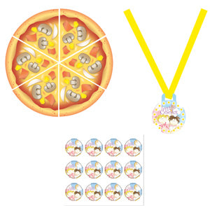 Little Cooks Find The Pizza Party Game Pinata - Party Centre