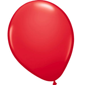 Standard Red Latex Balloon 12in 100pcs Balloons & Streamers - Party Centre