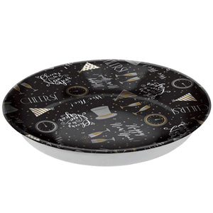 New Year's Bowl Plastic 13.75in Candy Buffet - Party Centre