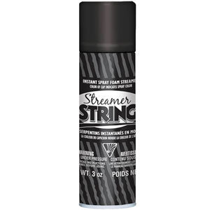 Black Streamer String 3oz Party Accessories - Party Centre