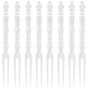 Translucent Plastic Fork Picks 200pcs Candy Buffet - Party Centre