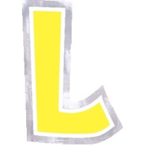 Letter L Sticker Balloons & Streamers - Party Centre