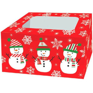 Snowman Treat Box Favours - Party Centre