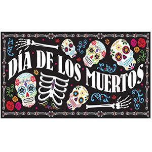 Black & Bone Horizontal Banner 65in x 33in Decorations - Party Centre