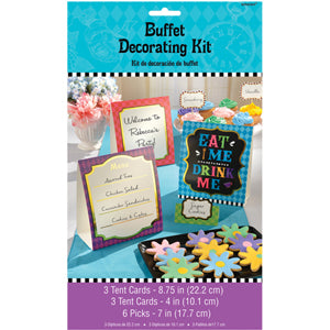 Mad Tea Party Buffet Decorating Kit Candy Buffet - Party Centre