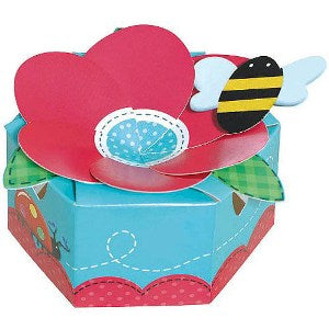 Garden Girl Favor Boxes 6pcs Favours - Party Centre