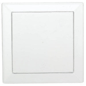Square Plate 5in, 10pcs Solid Tableware - Party Centre
