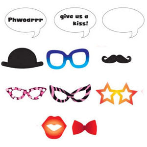 Hen Party Bridal Party Photo 12pcs Party Accessories - Party Centre