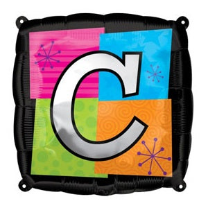 Letter C Foil Balloon 45cm Balloons & Streamers - Party Centre