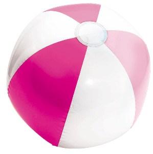 Pink Inflatable Beach Ball 13in Pinata - Party Centre