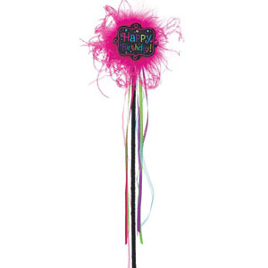 Birthday Chic Plastic Wand Party Accessories - Party Centre