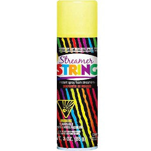 Yellow Streamer String 3oz Party Accessories - Party Centre