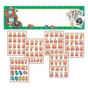 Casino Personalized Giant Sign Banner 65 x 20in Decorations - Party Centre