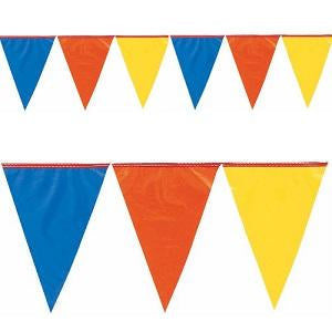 Multi-colored Outdoor Pennant Banner Decorations - Party Centre