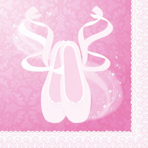 Ballet Luncheon Tissues 20pcs Printed Tableware - Party Centre