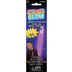 Purple Light Stick Necklace Party Accessories - Party Centre