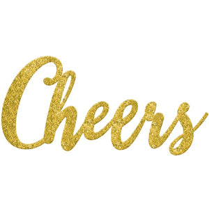 Cheers Glitter Giant Photo Prop Party Accessories - Party Centre