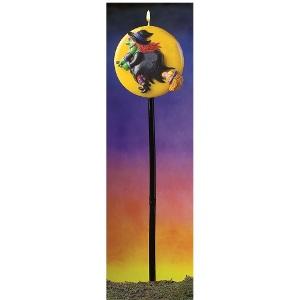 Witch On Broom Torch Candle Party Accessories - Party Centre