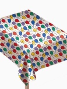 Balloon Party Vinyl Tablecover Printed Tableware - Party Centre