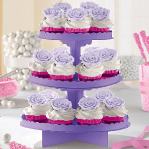 New Purple 3 Level Treat Stand Party Accessories - Party Centre