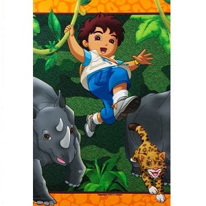 Diego's Biggest Rescue Plastic  Table Cover Printed Tableware - Party Centre