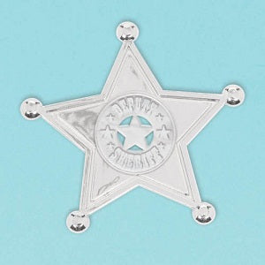 Sheriff Badge Favors 8pcs Party Favors - Party Centre