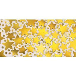 Gold Metallic Star Confetti 2.5oz Decorations - Party Centre