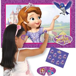 Sofia The First Game Pin The Amulet Pinata - Party Centre