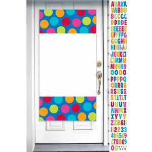 Cabana Dot Personalize It! Door Decoration 65in Decorations - Party Centre